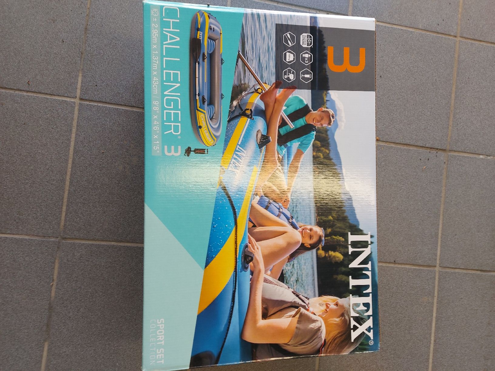 Barche: Intex Challenger 3 Boat Set - Ready for Adventure! – Nuovo (secondo la descrizione) da Zürich venduto da ari_wrn8