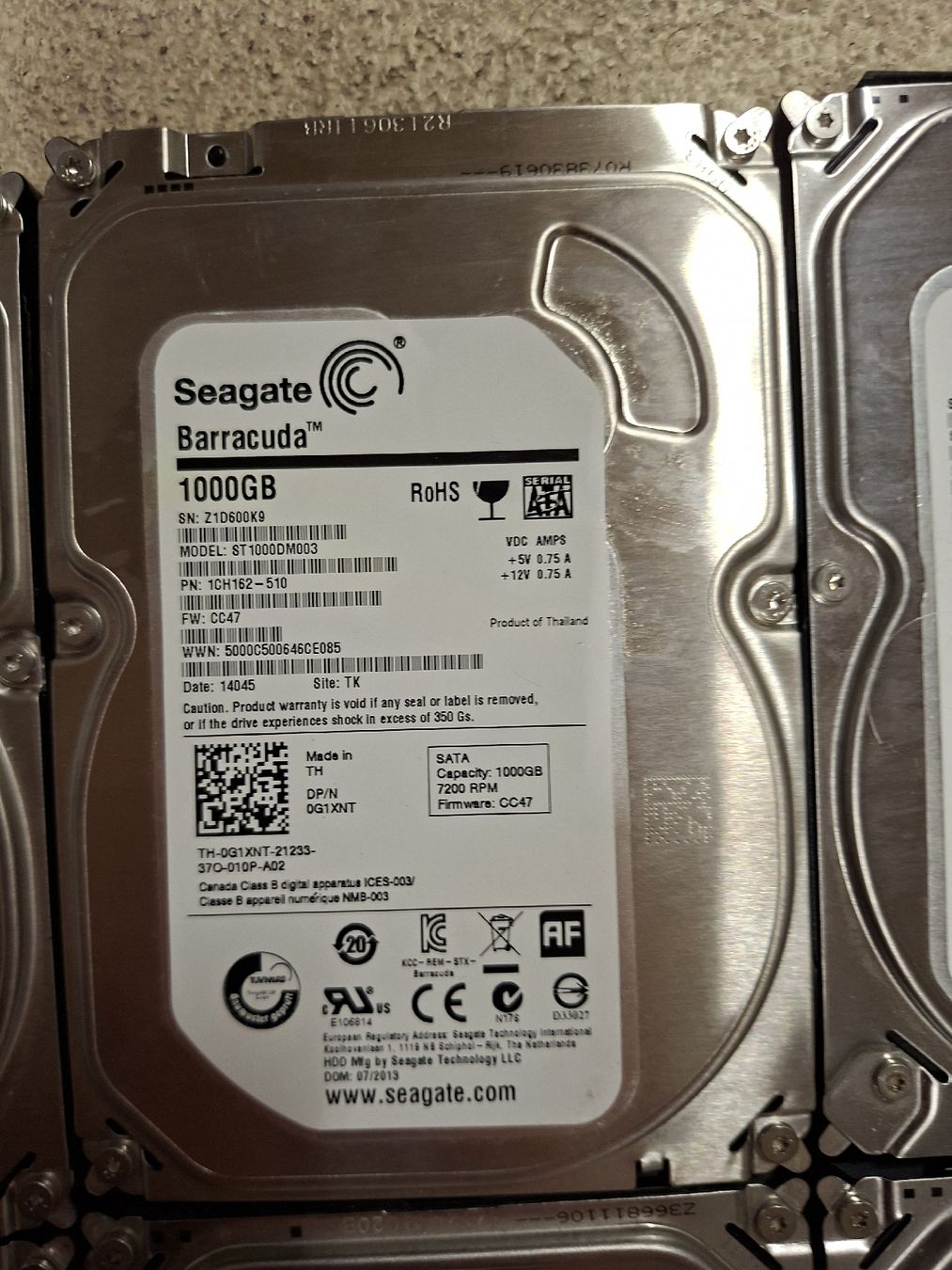 Seagate Dischi rigidi: 8 Stück Seagate Festplatten – Usato da Willisau venduto da mwi-dev 7