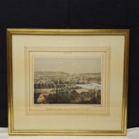 Ansicht der Stadt von der Bürgliterrasse aus, Zürich, Bild