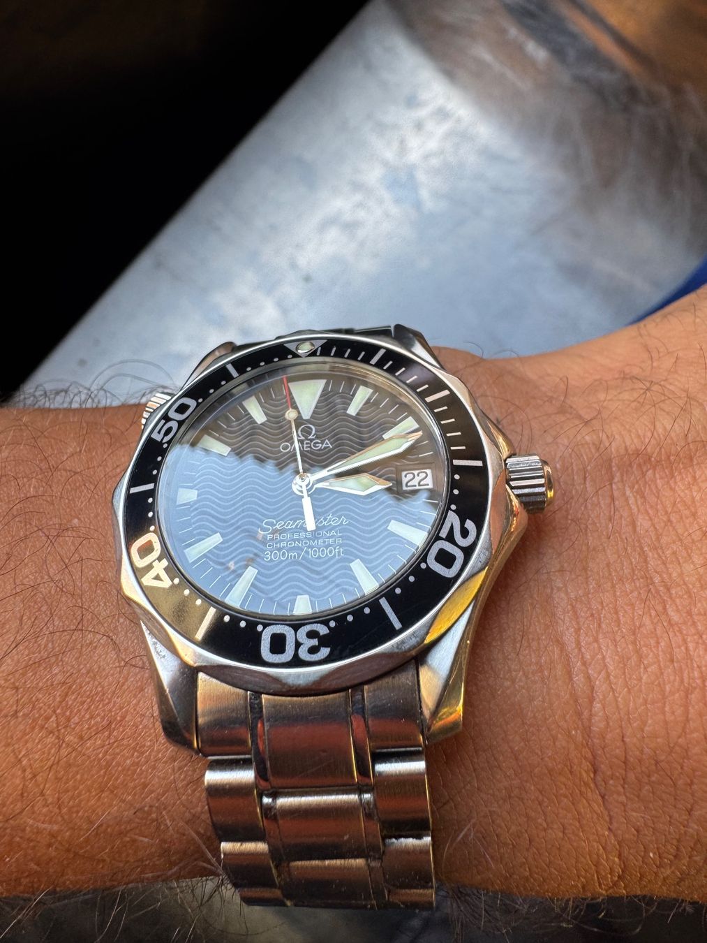Omega Uhren: Omega Seamaster 300 diver automatic PETER BLACKE – Gebraucht aus Wädenswil von eze_8ldc 2
