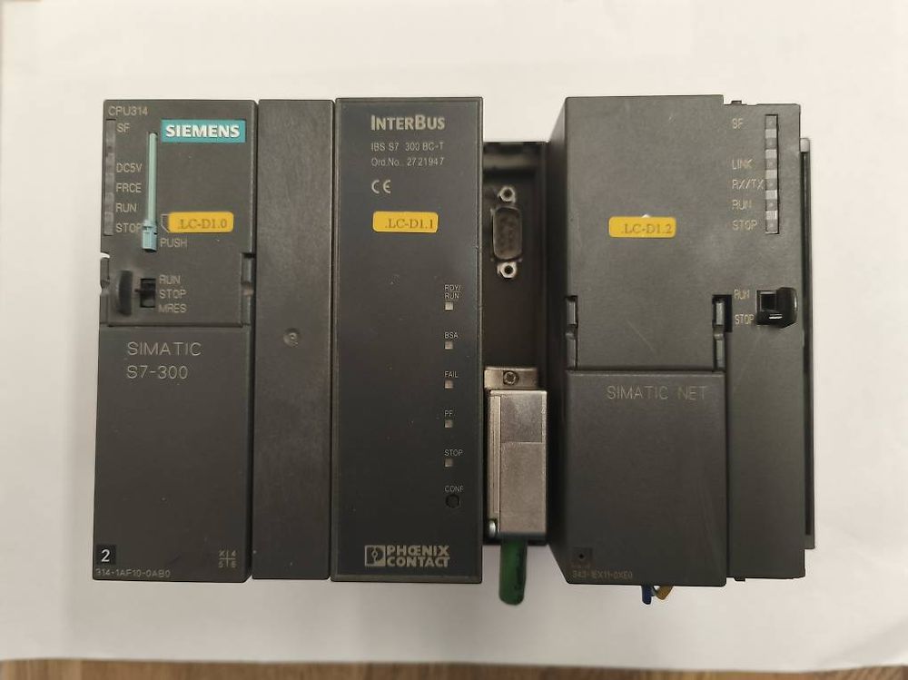Siemens SPS S7 CPU und Netzwerk Interbus Phoenix Kontakt (Gebraucht) in ...