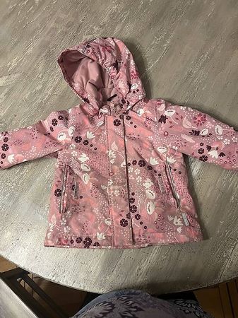 Reima Kinderjacke Gr. 80  rosa gemustert  warm gefüttert