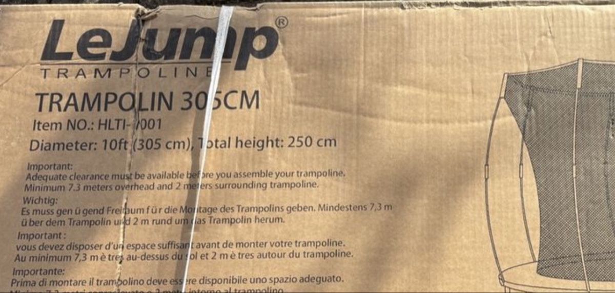 Trampolini: Trampolin LE JUMP/ 305cm  – Nuovo e nell'imballaggio originale da Delémont venduto da Vendeur_3 1