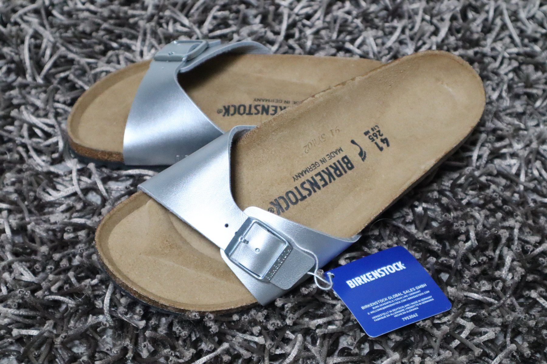 Birkenstock Chaussures femmes: Birkenstock, Madrid, Gr. 41, silber, NEU – Neuf avec emballage d'origine à Wattwil par glueck