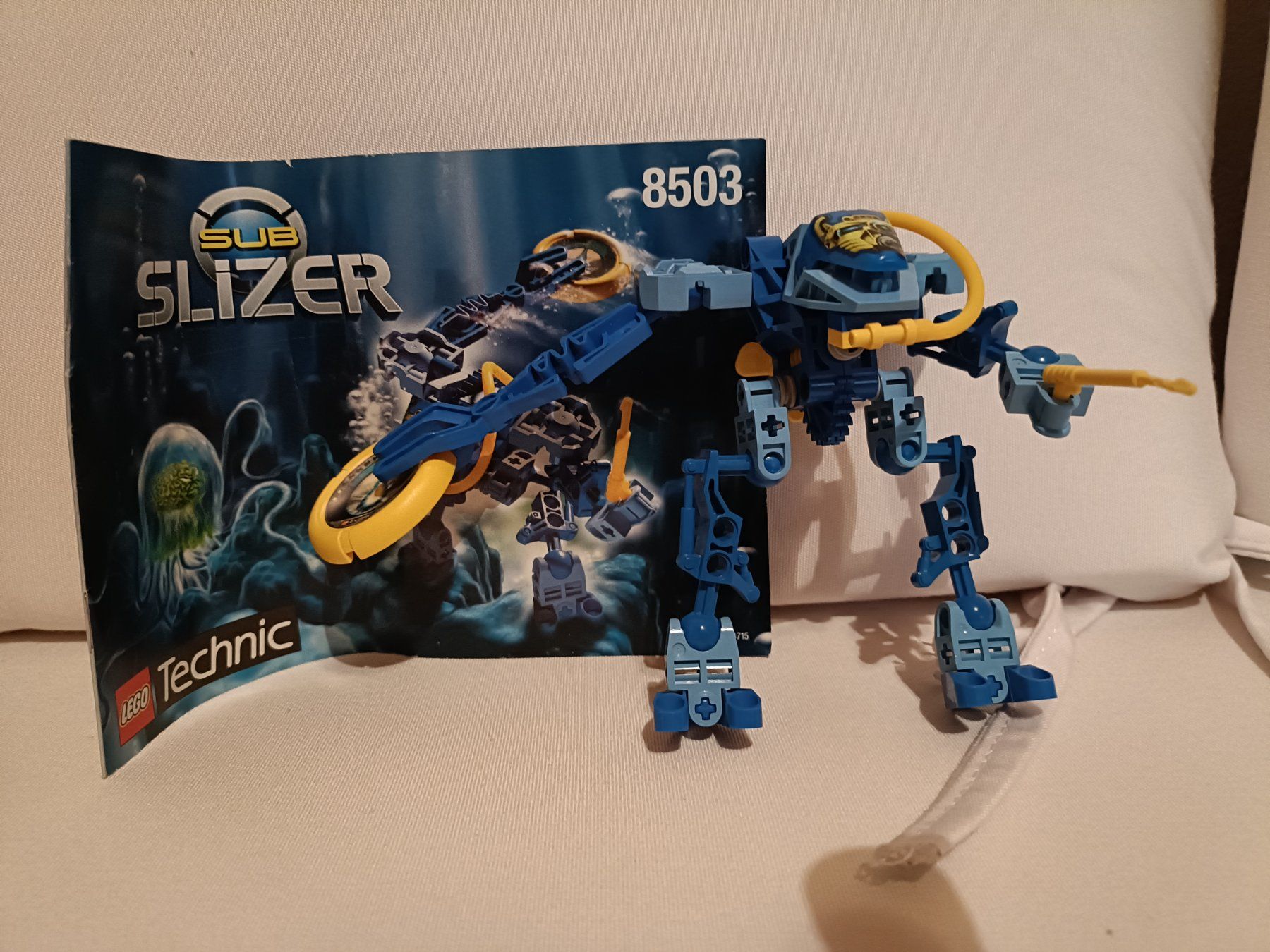 Lego Giocattoli: Lego Technic 8503 Sub Slizer Bauanleitung und Figur – Usato da Obfelden venduto da Kirinki