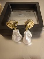 Exklusive Barockperlen-Ohrringe clip-on für Damen 💖 Neu!