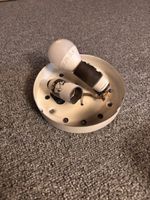 white ceiling lamp fixture