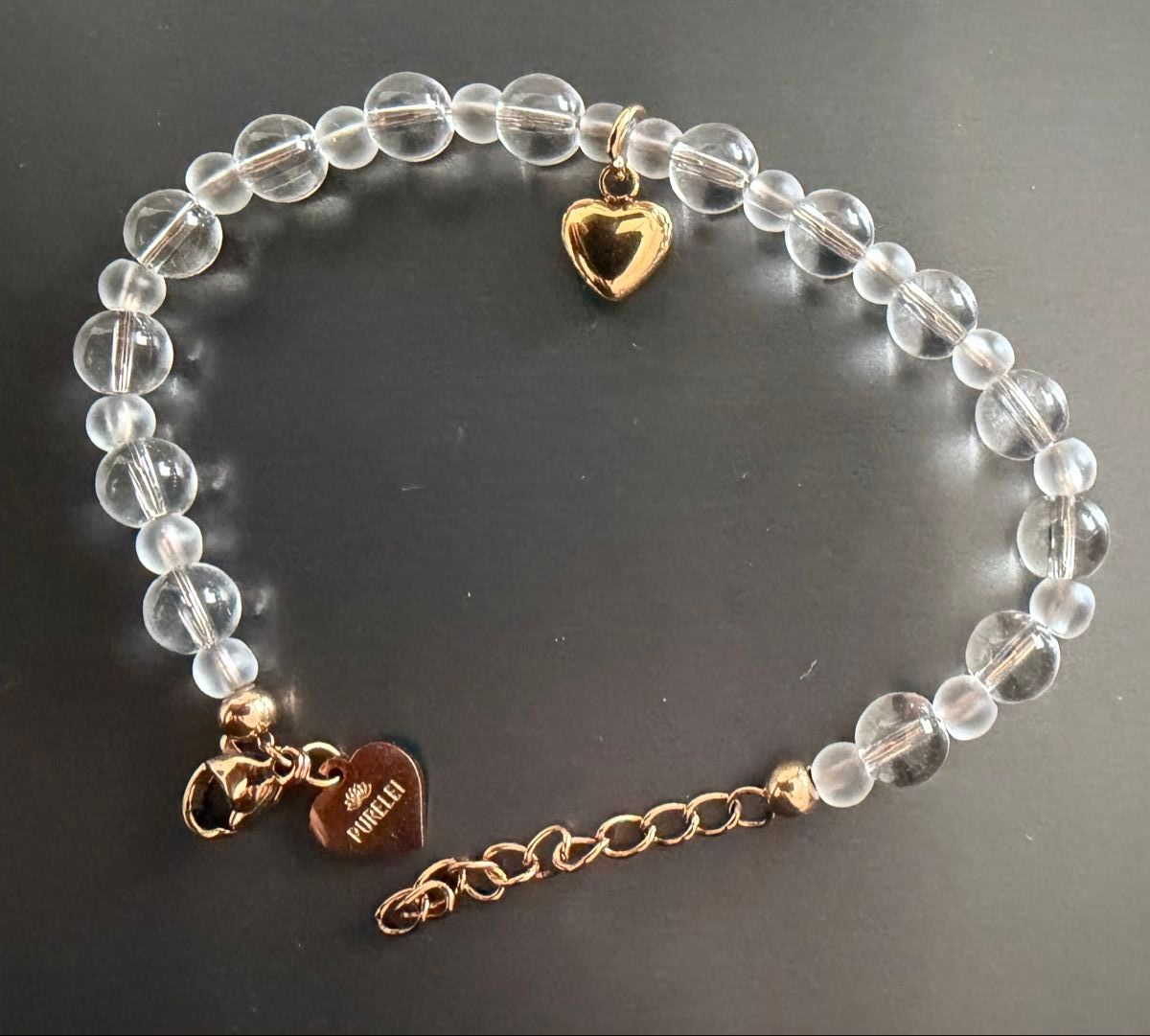 Purelei Bracciali & Braccialetti: Armband mit rosé Herzanhänger – Nuovo (secondo la descrizione) da Luzern venduto da Pool33