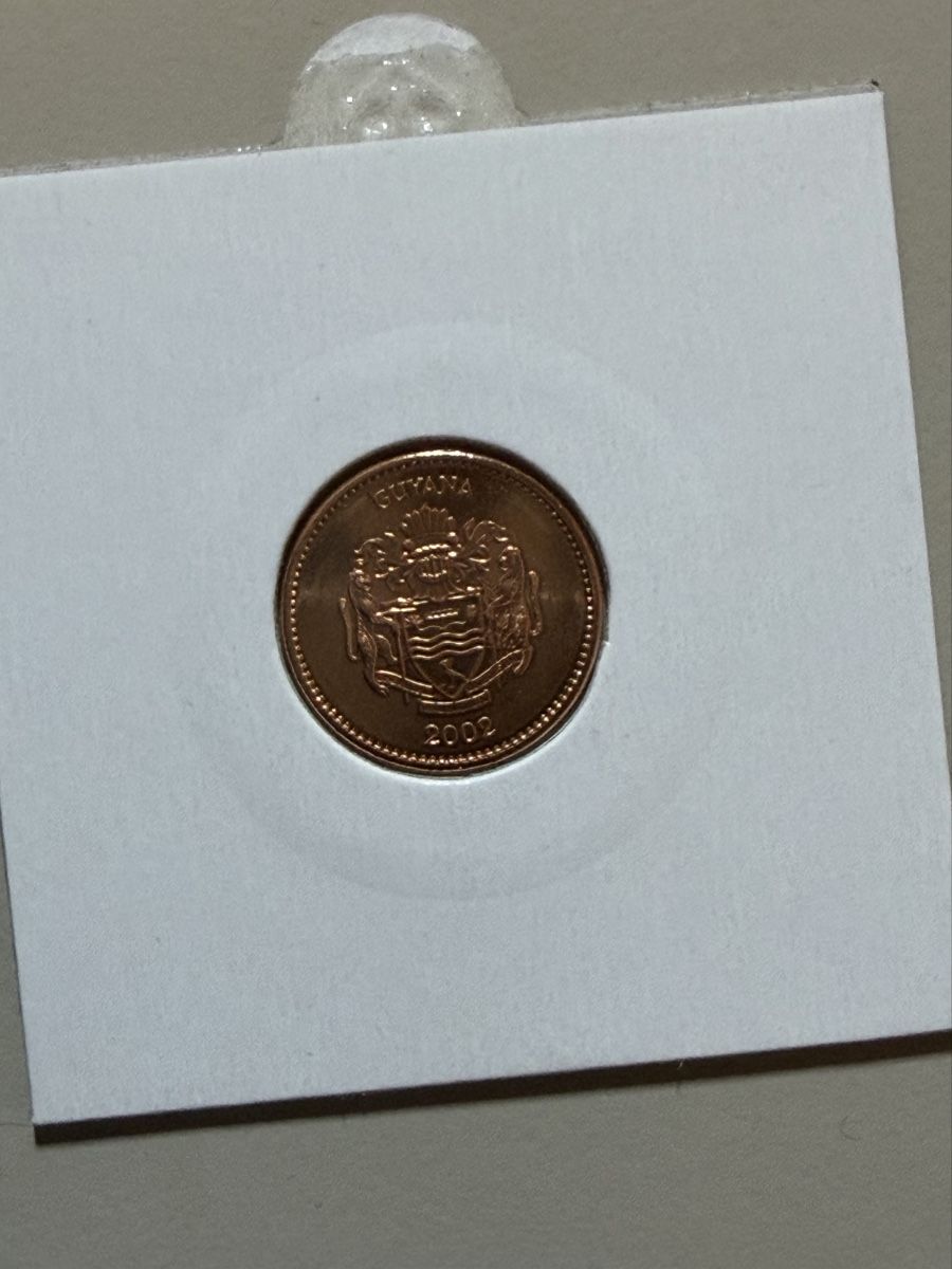 Alle Münzen: Guyana - 1 dollar - 2002 – Gebraucht aus Payerne von Mike1682 1