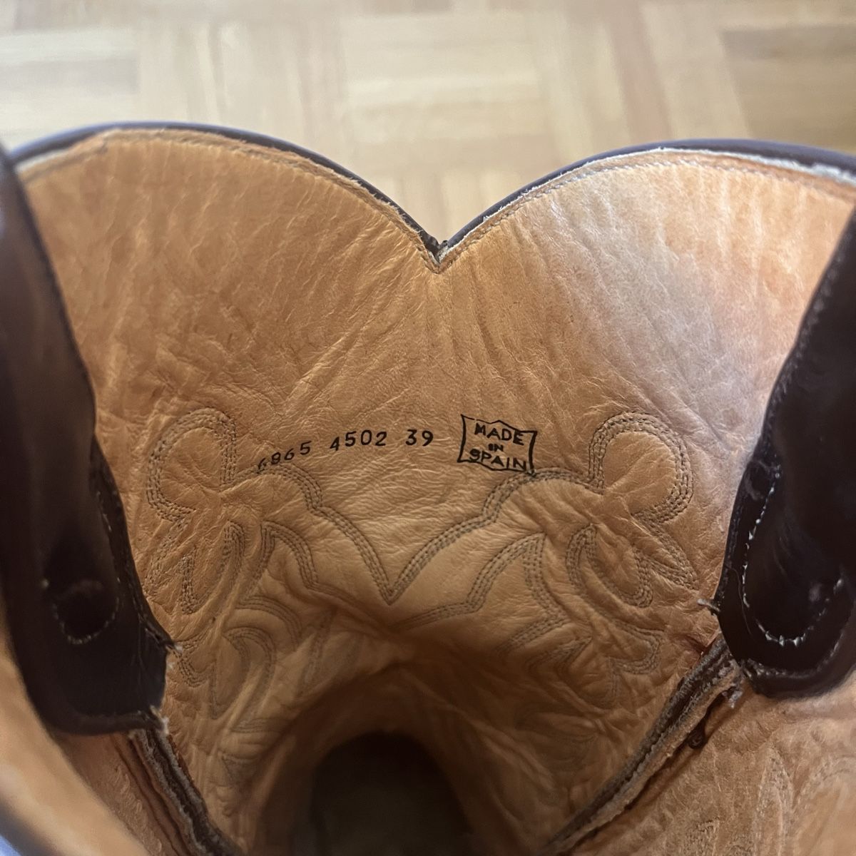 Herrenschuhe: Bottes cowboy cuir 39 – Gebraucht aus Vevey von jul_xh6s 3