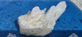 Bergkristalle Normal- und Tessiner Habitus. 4 hübsche Stufen