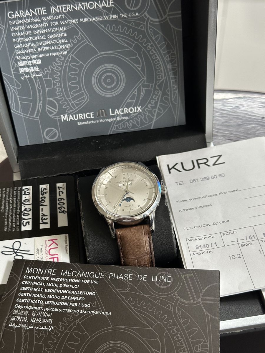 Maurice Lacroix Orologi: Maurice Lacroix Automatisch mit Mondface – Usato da Schüpfen venduto da TOY-58 6