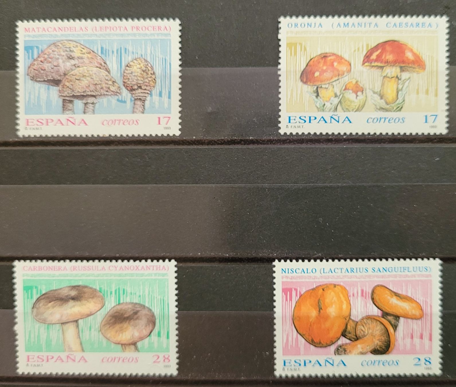 Alle Briefmarken: PILZE / CHAMPIGNONS  - KOMPLETTE SERIE / SERIE COMPLETE – Neu (gemäss Beschreibung) aus Neftenbach von Mador6