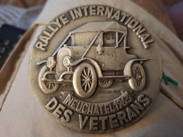 plaquette rallye international  Martini 1909 collector rare 