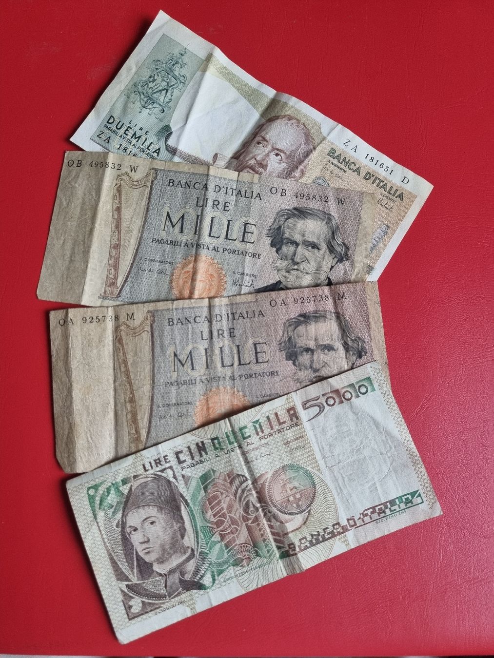 Banconote: SAMMLUNG BANKNOTEN - ITALIEN - AB ALT – Usato da Heimenschwand venduto da rog_p7h9