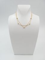 CHRISTIAN STOCKERT- 750 ROTGOLD COLLIER MIT DIAMANTEN