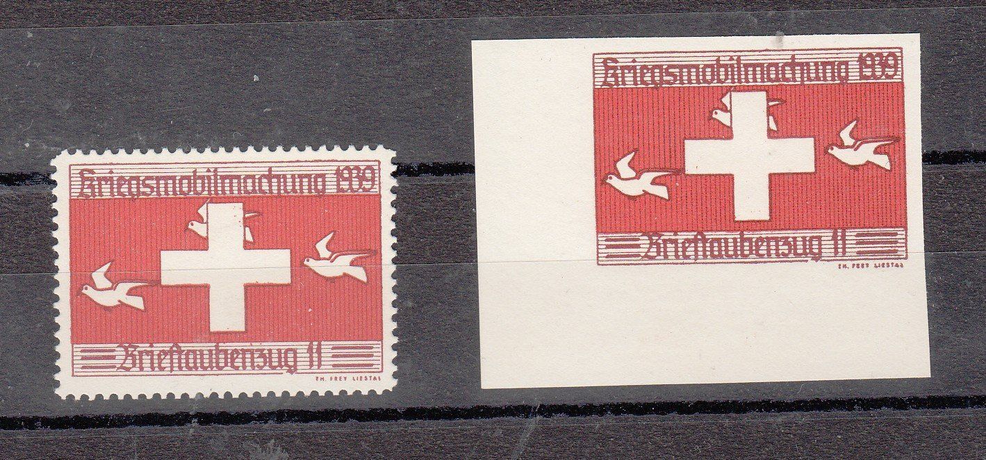 Tutti i francobolli: Brieftaubendienst 155/1+2** Brieftaubenzug.11Kat.VSAM 28.- – Usato da Herrliberg venduto da Lfrifda