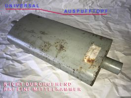 UNIVERSAL Auspufftopf oval ST37 Normalstahl 951 000 228