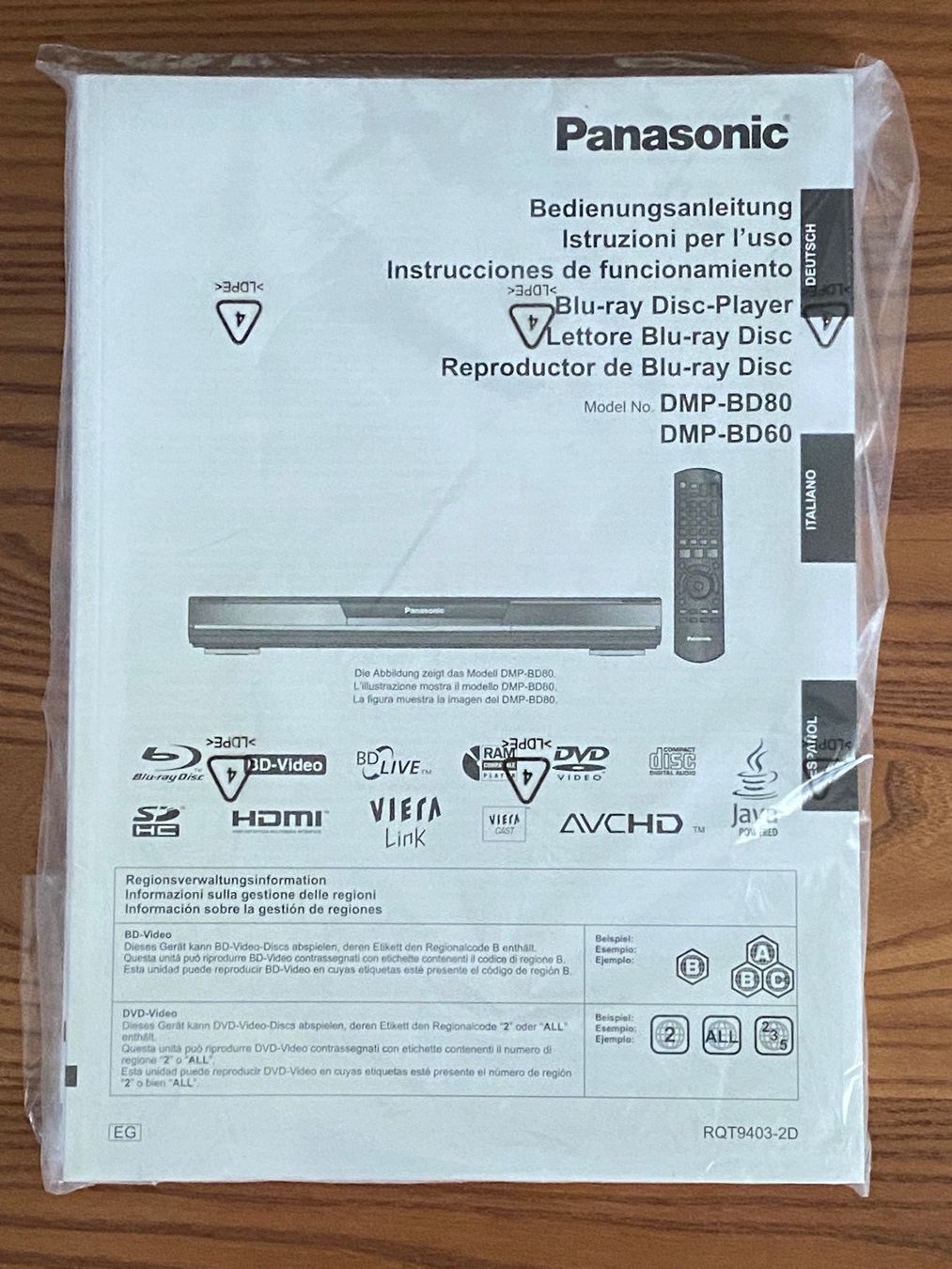 Panasonic Multimediaplayer & Streamer: Panasonic DMP-BD60 Blu-ray-Player – Gebraucht aus Urdorf von  4