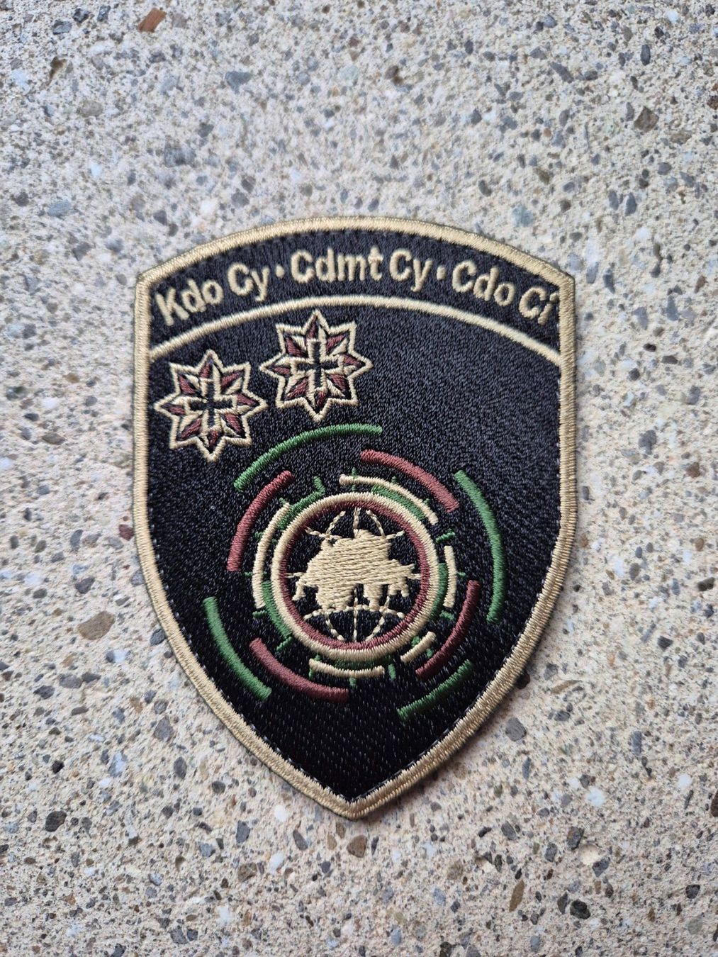 Schweizer Armee Placchette & Badge: *** Original Badge Kdo Cyber mit klett *** – Nuovo e nell'imballaggio originale da Riedholz venduto da fr_sIruP 4