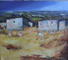 - Italienisches Gemälde - 60x70cm