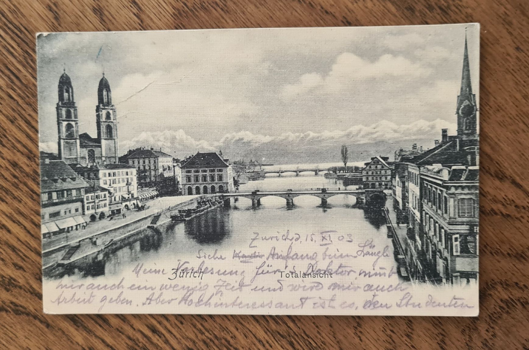 Ansichtskarten: Zürich 1903 – Gebraucht aus Ebikon von Donar50