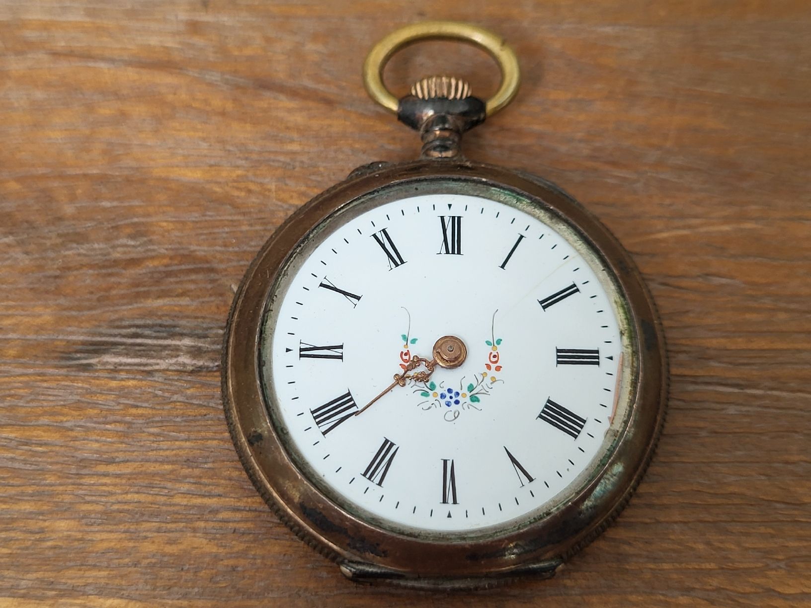 Orologi: TASCHENUHR AUS SILBER 35 MM LÄUFT  – Difettoso da Lommiswil venduto da Fridu_C