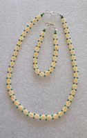 Collier & Bracelet à fleurs🌼 en perles