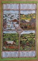 Küchentuch alba Motiv Kalender 2008