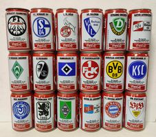 alte Coca-Cola Dosen  Fussball Deutschland Bundesliga