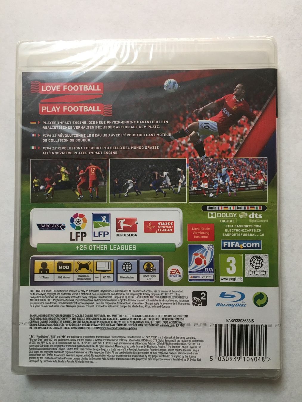 Giochi: FIFA 12 / PS3 - NEU/OVP – Usato da Herzogenbuchsee venduto da TCG-High-Quality 1