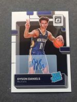 Dyson Daniels Optic Rated Rookie RC Autogramm Auto