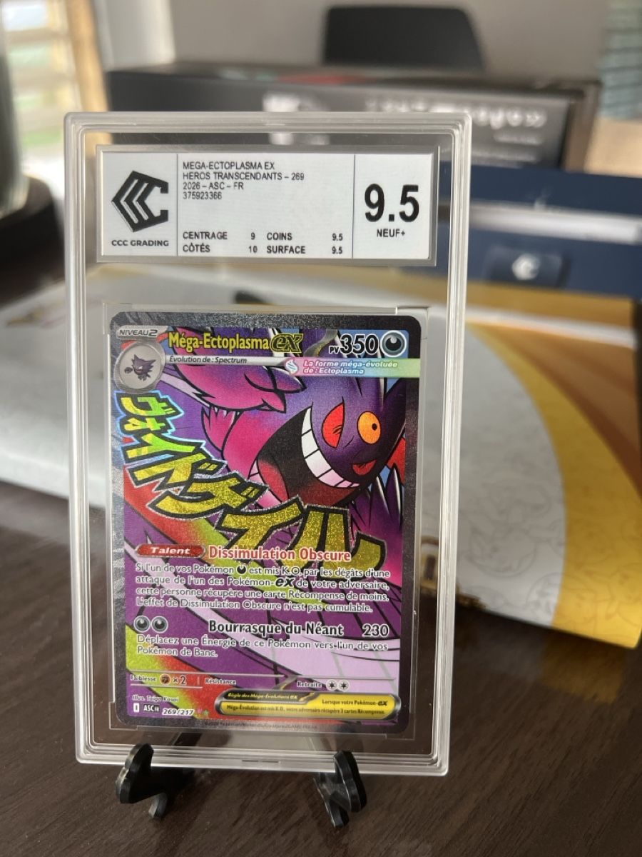 Pokémon Carte collezionabili: Mega Ectoplasma Ex 269/217 Gradée Ccc 9.5 – Nuovo e nell'imballaggio originale da Vers-chez-Perrin venduto da MarchandTCG