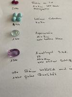 Edelsteine Konvolut