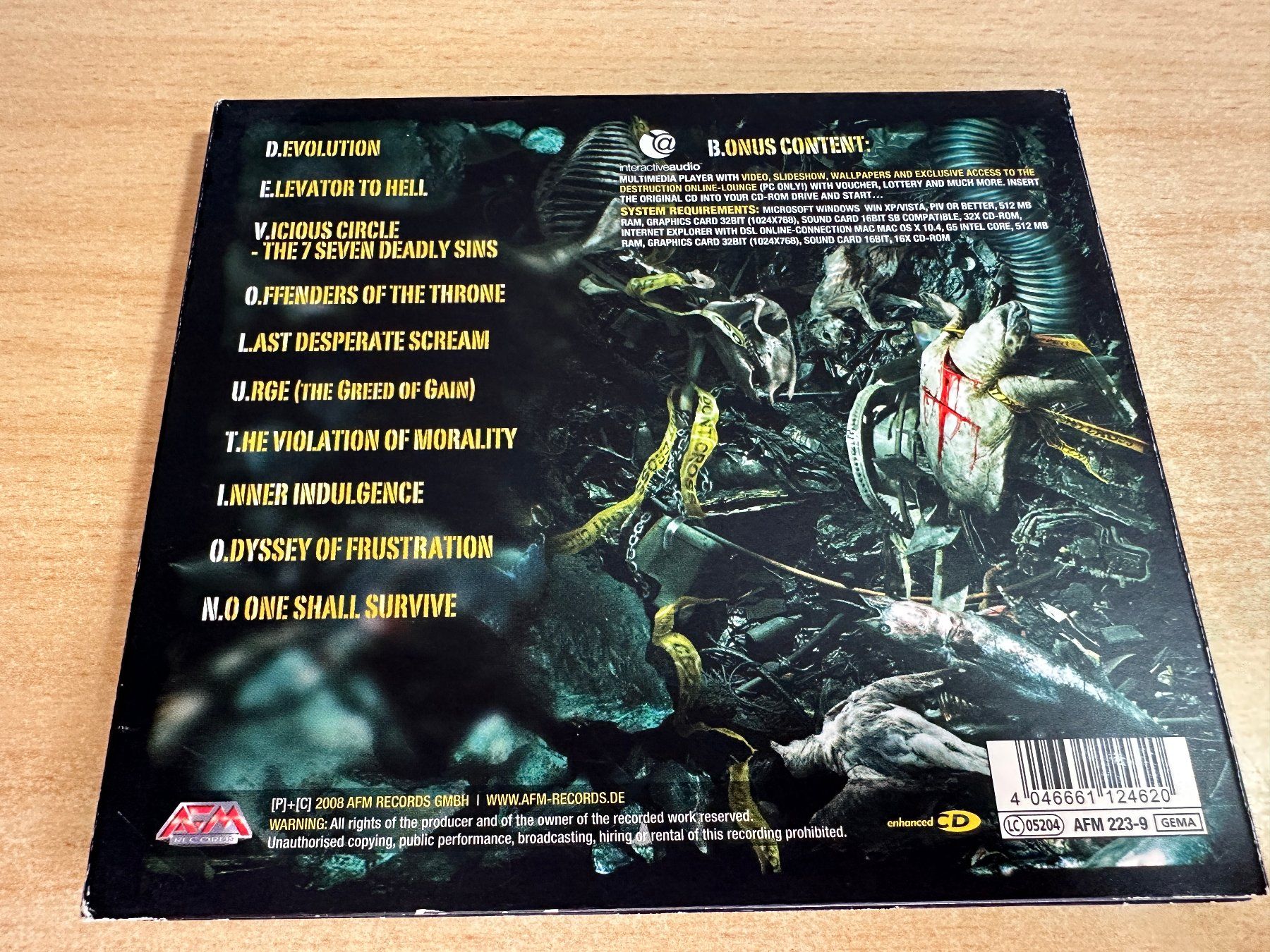 CD: K0 Destruction – D.E.V.O.L.U.T.I.O.N. - Limited Edition – Usato da Rikon im Tösstal venduto da Alpenmutz 1