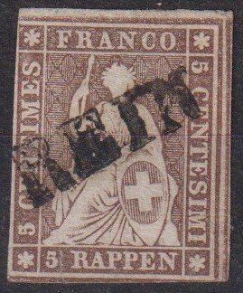 Tutti i francobolli: Strubel 22 mit TOP Balkenstempel+++ – Usato da Samnaun-Compatsch venduto da Marken-Murk