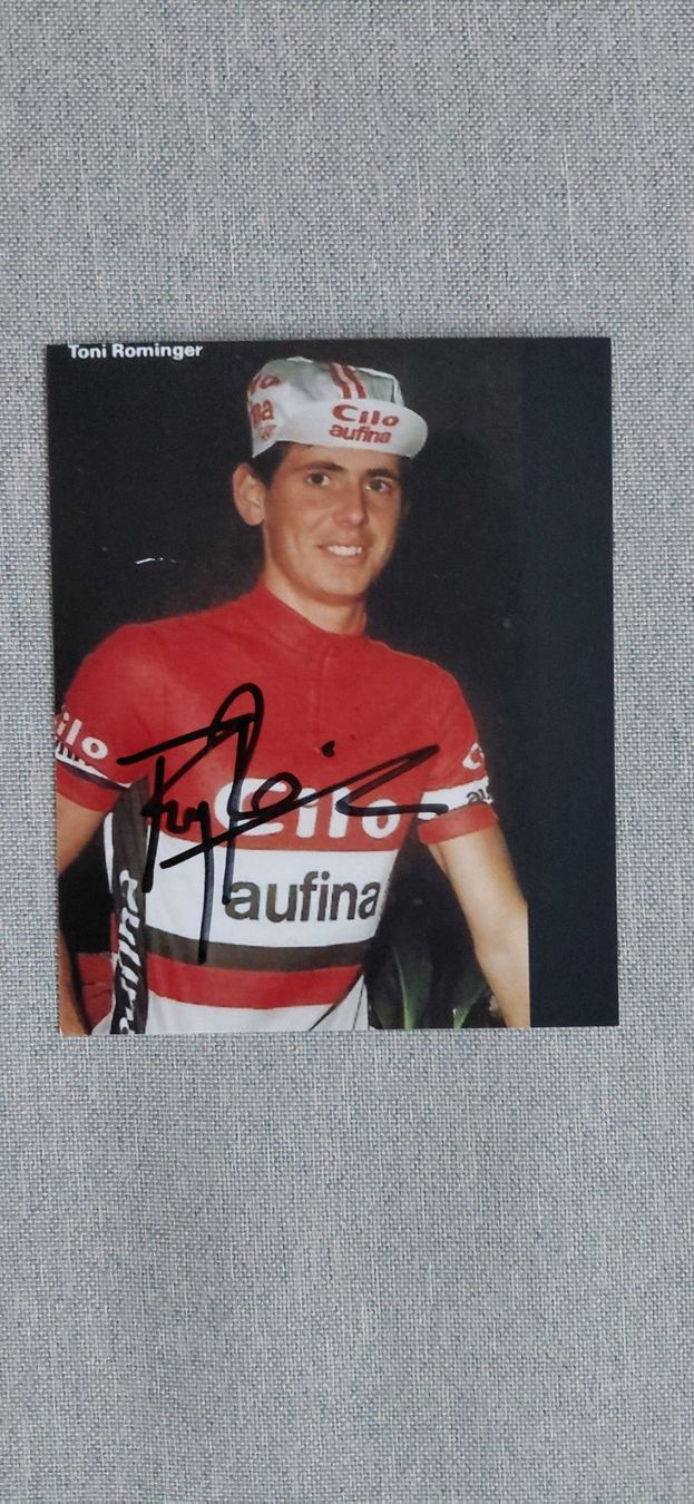 Autographes: Autogramm Tony Rominger – D'occasion à Schmerikon par Olympia04