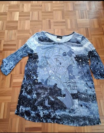 Shirt neuf bleu Mia Moda/Shirt neu blau Mia Moda
