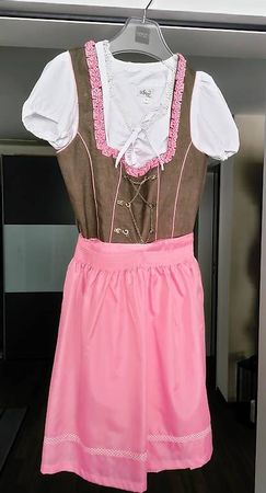 Dindl fürs Oktoberfest Neu ! Gr. 38 rosa/braun