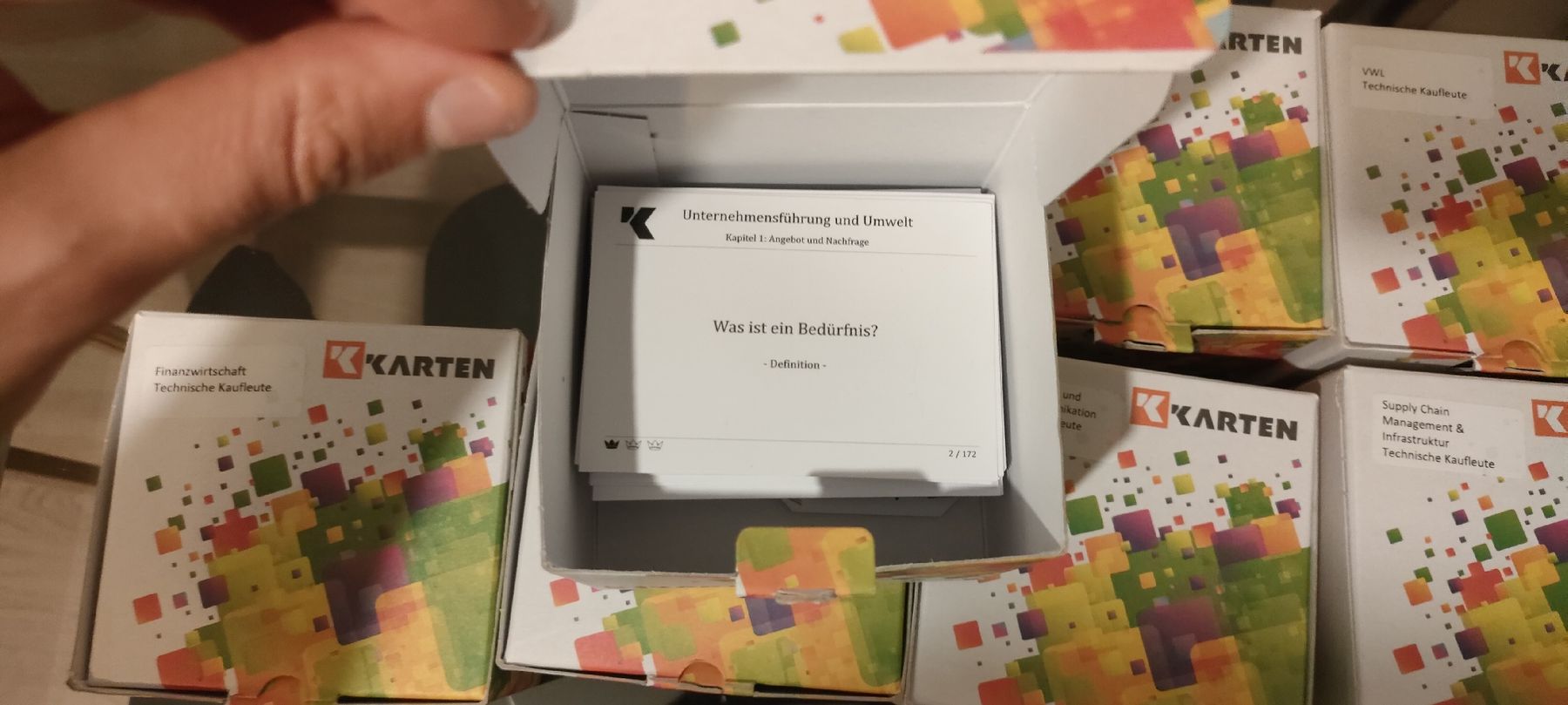 Autres fournitures scolaires: Lernkarten Technische Kaufleute – D'occasion à Bern par mal_jh6f 8