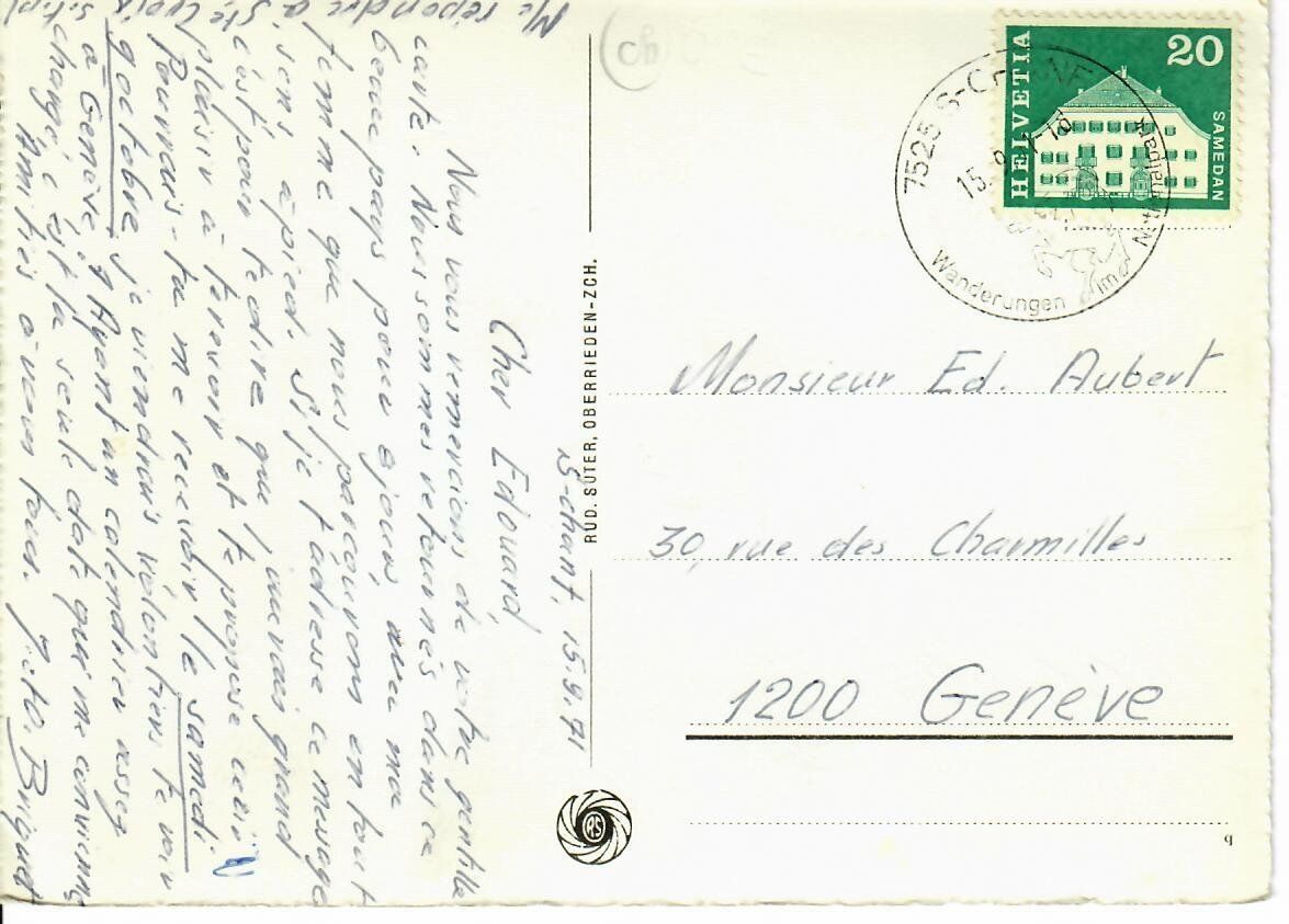 Cartes postales: Ftan – D'occasion à Hochdorf par Ziegel-16 1