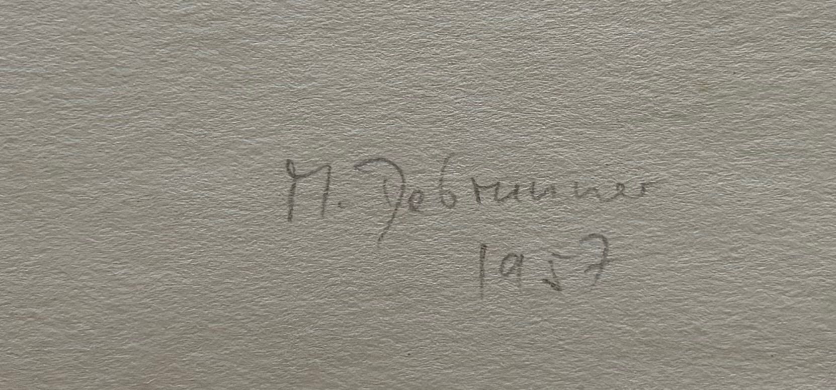 Dipinti: M. Debrunner, 1957 - Aquarell, Landschaft – Usato da Frauenfeld venduto da Merk52 1