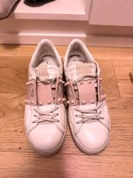Valentino Garavani Sneaker weiss/pink / mit Gebrauchsspuren