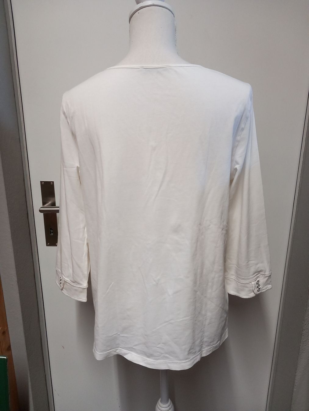 Nile T-shirt: NILE essential 3/4 Shirt Gr.L, weiss – Usato da Gwatt (Thun) venduto da umwelt-brocki 1