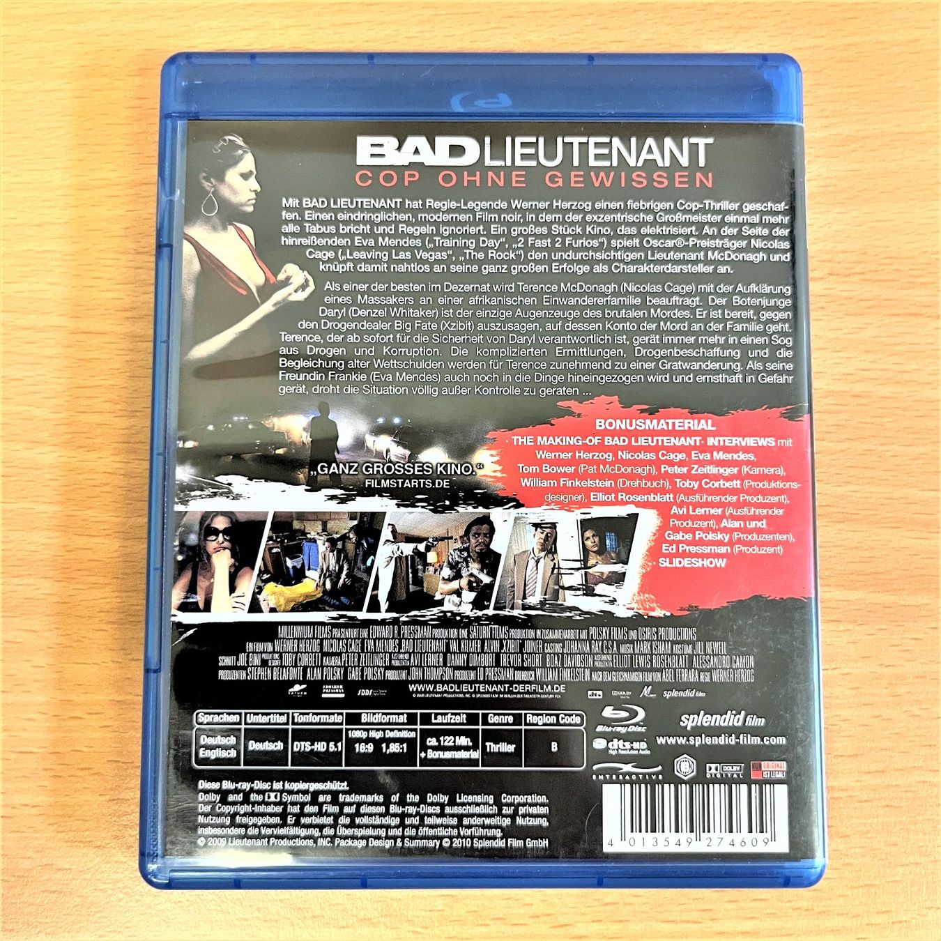 Tutti i DVDs: Blu-ray - Bad Lieutenant - Cop ohne Gewissen – Usato da Amlikon-Bissegg venduto da allerlei-versand 2