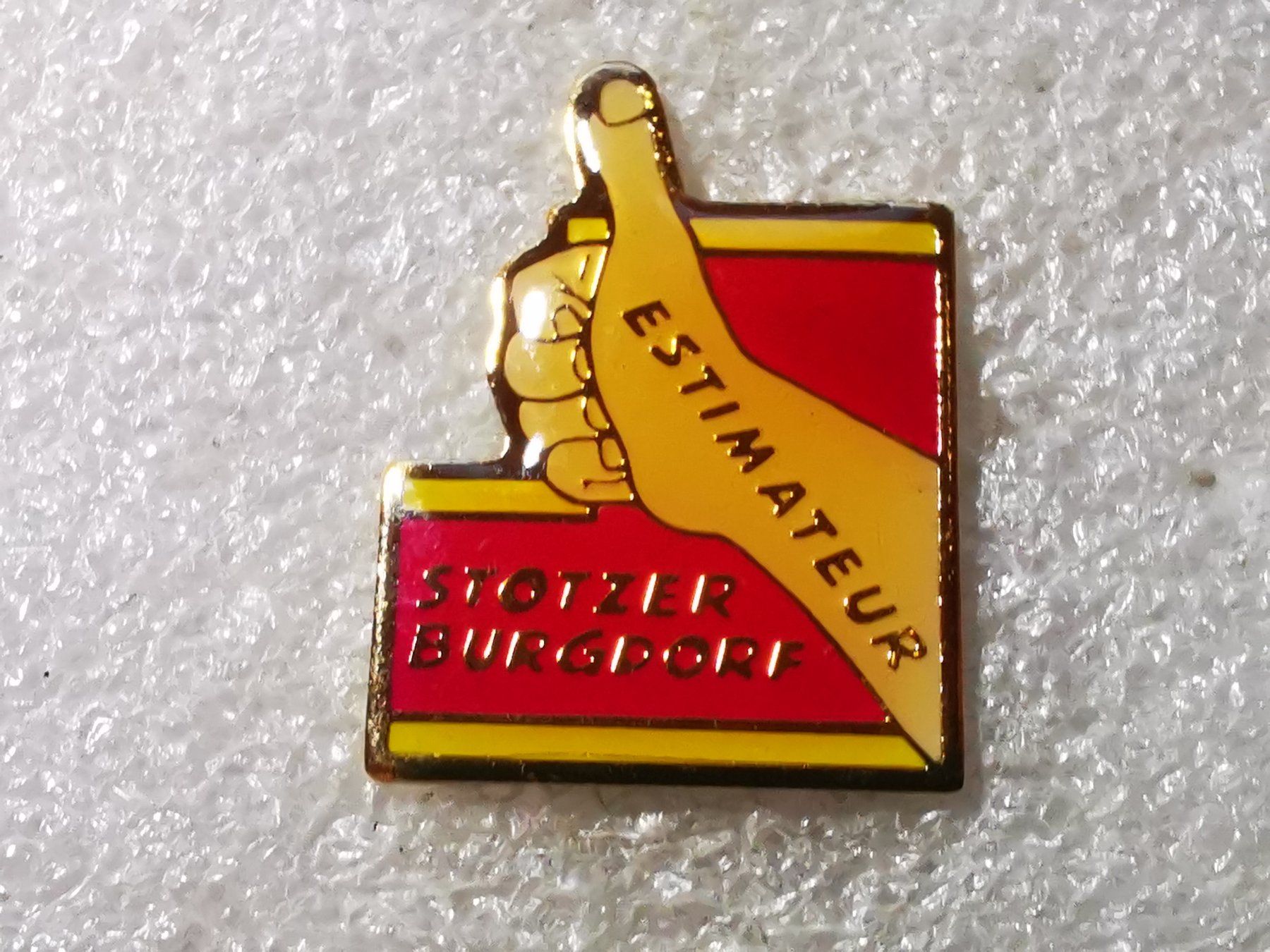 Placchette & Badge: Ansteckpin 71: Stotzer Burgdorf Estimateur – Usato da Oppligen venduto da Pin-Fall-Shop