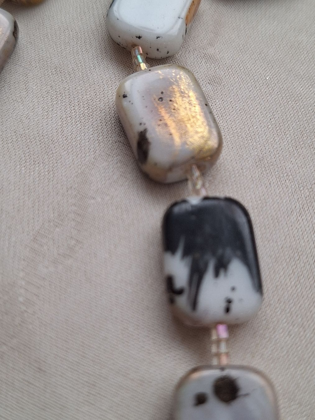 Catenine: Designer Glasketten aus den 70igern. Handmade – Usato da Rheinfelden venduto da Cleopatra2000 2