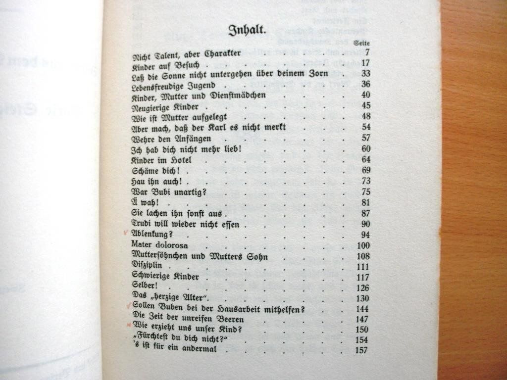 Libri: Eltern und Kinder; Marie Steiger-Lenggenhager – Usato da Grenchen venduto da Kogi7 2