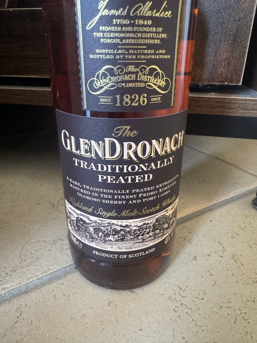 Glendronach Bevande alcoliche: Glendronach Traditionally Peated Highland Single Malt Scotch – Nuovo e nell'imballaggio originale da Hergiswil NW venduto da wert721 3