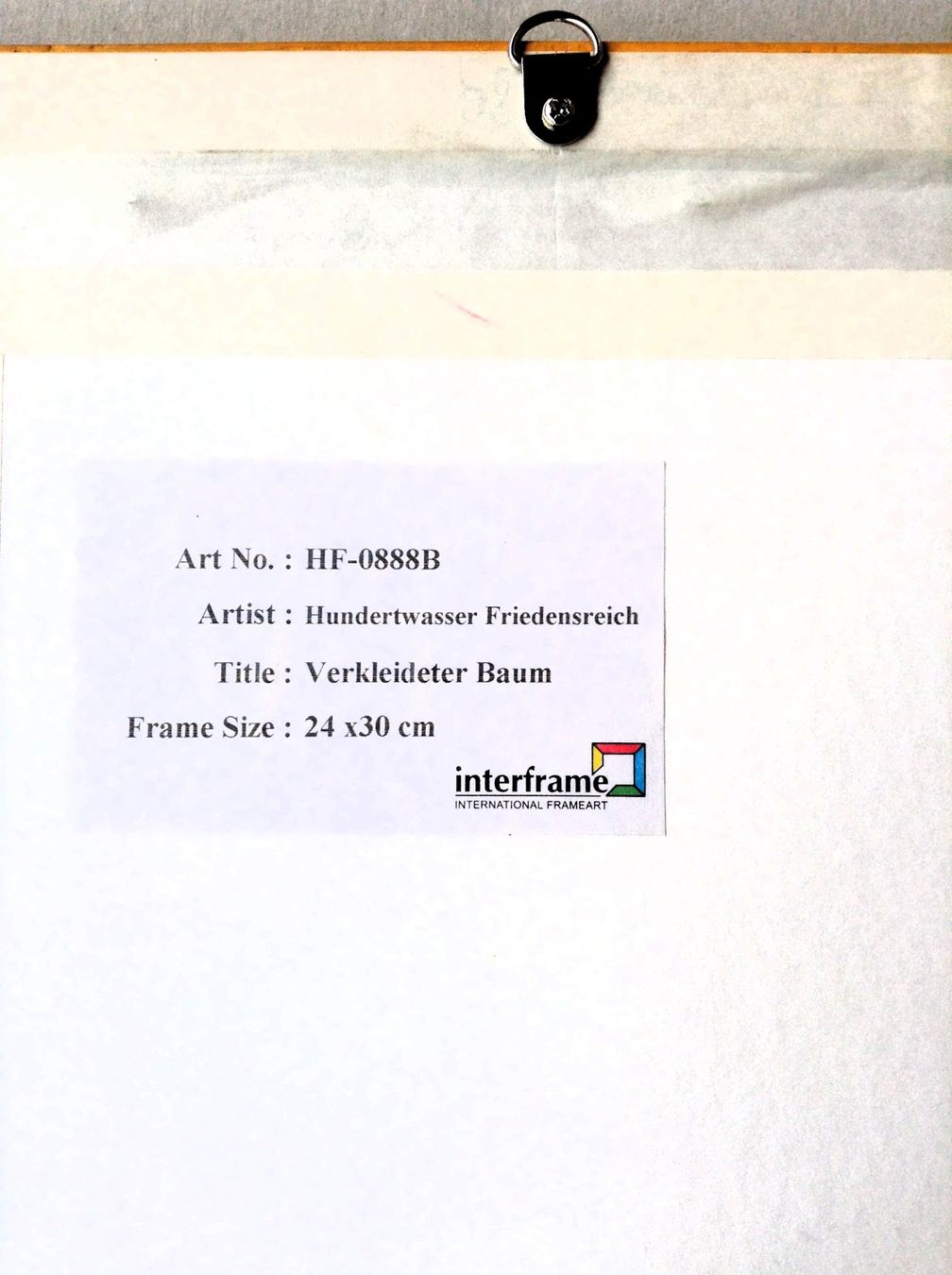 Poster & Bilder: Hundertwasser Friedensreich: Kunstdruck, gerahmt – Gebraucht aus Alpnach Dorf von MZ001 4